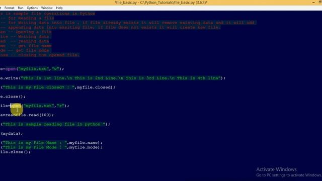 Python Tutorial For beginners session 14 Files I/O using Open,Read,Write append in files смотреть онлайн