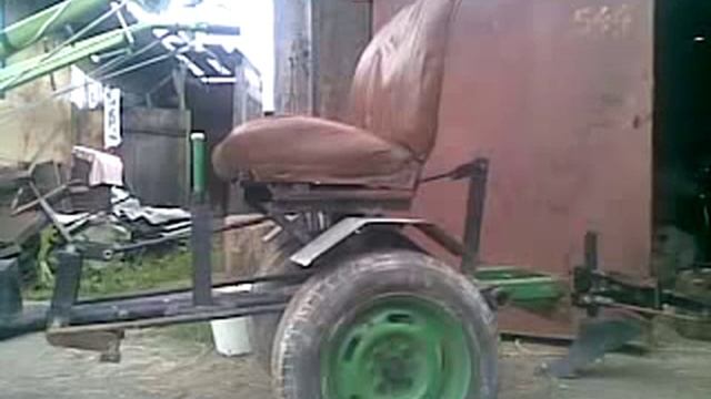 Мотоблок Зирка+адаптер самоделка.mp4