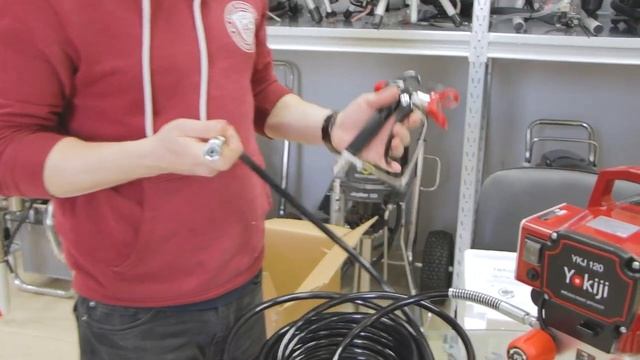 Как собрать окрасочный аппарат #Yokiji 120