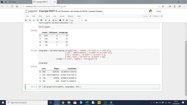 Learn Python Pandas| Video 9 - merging data using the merge() function смотреть онлайн