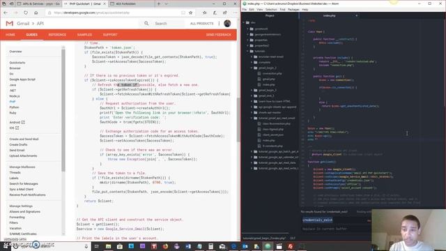 Google Gmail API Ep. 2 - Quickstart Without Command Line смотреть онлайн