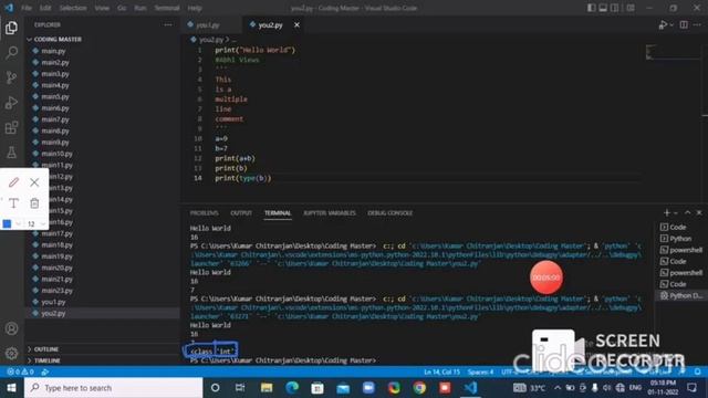 Varibles And Operation On Python смотреть онлайн