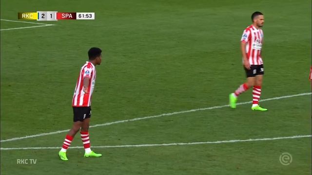 RKC Waalwijk - Sparta Rotterdam Rode kaart Shurandy Sambo (02-10-22) смотреть онлайн