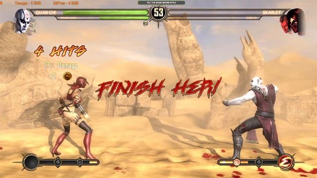 Игра за Shao Kahn & Quan Chi в Mortal Kombat Komplete Edition на PC в 2K смотреть онлайн