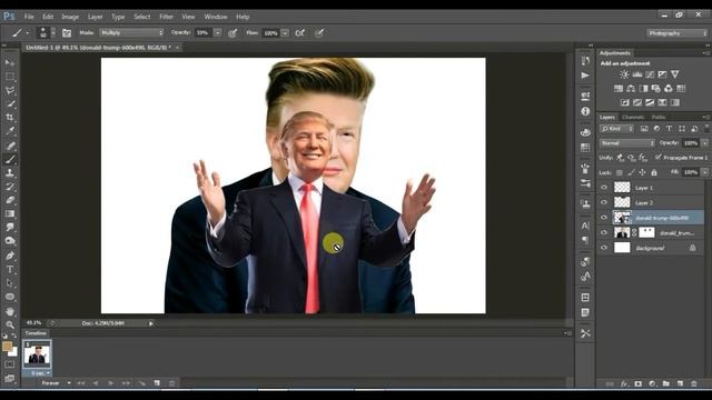 young donald trump by photoshop смотреть онлайн