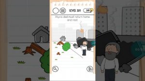 Brain test 3 level #201 walkthrough solution