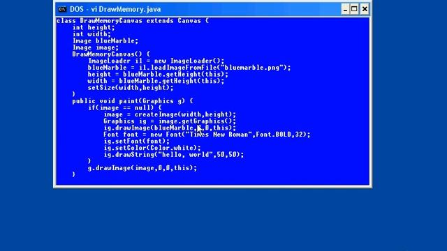 Drawing in Memory java смотреть онлайн