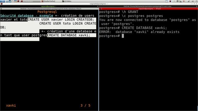 POSTGRESQL - 16. Droits : grants et databases смотреть онлайн