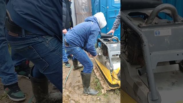 Заводим трамбовку вручную смотреть онлайн