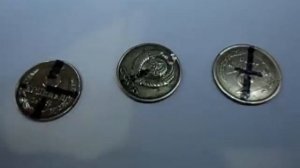 как сделать брелок из монет своими руками \  Keychain coins