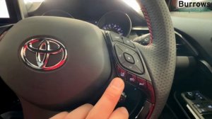 Toyota C-HR - How to use the steering wheel buttons and Cruise Control