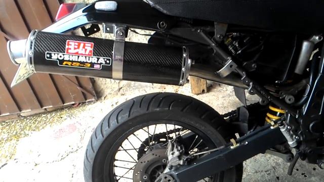 Suzuki Dr 650 Bomber inox Yoshimura Rs-3 Carbon смотреть онлайн