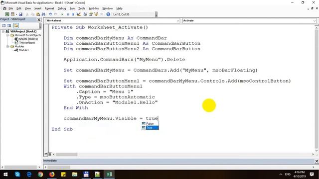Create Custom Menu with Excel VBA - Part 2 смотреть онлайн