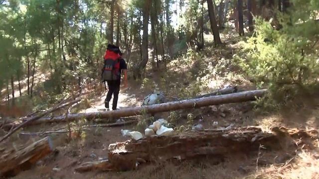 Поход по Ликийской тропе в ноябре \ Долгий спуск к каньону Гейнюк \ 2 день похода смотреть онлайн