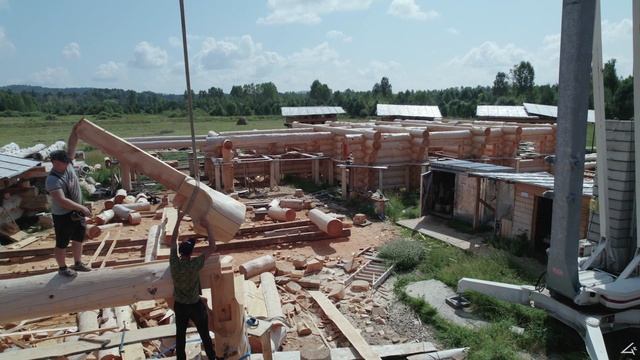 Беседка "Мощь"из Сибирского кедра в Читу! Эксклюзивный Post&beam из Толстомера + скульптуры ! смотреть онлайн