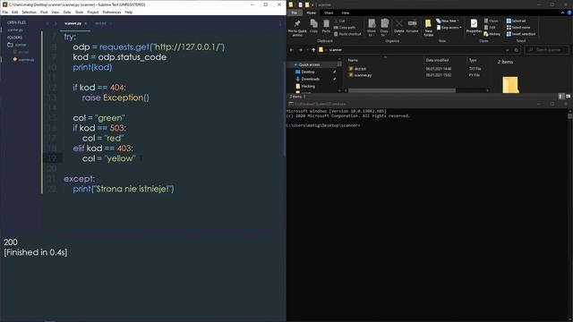 Skaner Podstron - Python 3 смотреть онлайн