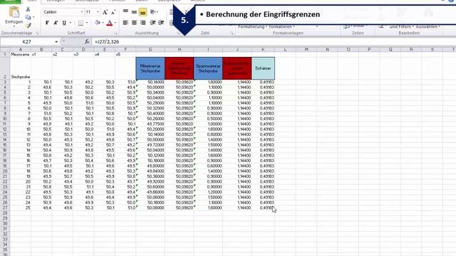 X(quer)/R-Qualitätsregelkarte mit Microsoft Excel 2010 смотреть онлайн
