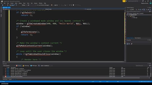 OpenGL C++ Tutorial : Getting Started смотреть онлайн