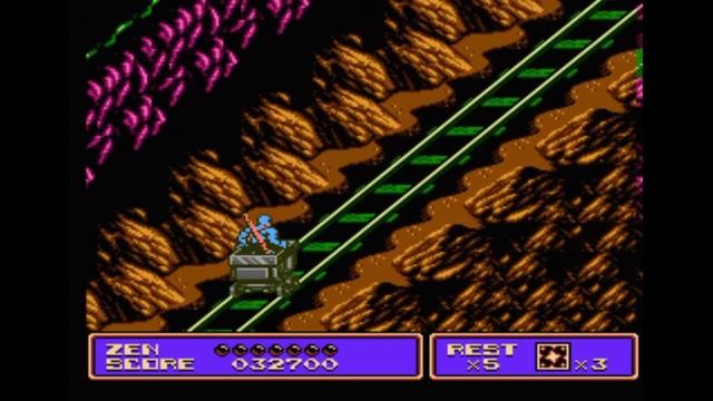 Dendy (Famicom,Nintendo,Nes) 8-bit Zen Intergalactic Ninja Stage 3