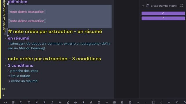 tuto Obsidian: découper une note en sous-note (et inversement) avec note composer ou note refactor смотреть онлайн