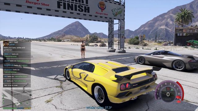 PORTO LA LAMBORGHINI DIABLO ALLE GARE ILLEGALI! - GTA 5 MOD VITA DA GANGSTER (6) #32 смотреть онлайн