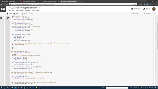 Python observer pattern example смотреть онлайн