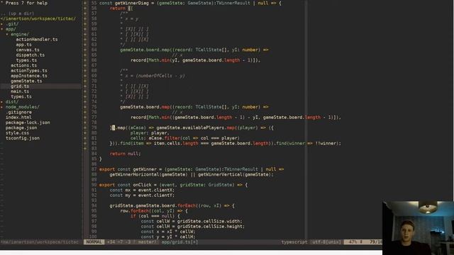 Writing Tic Tac Toe in Typescript - part 6 смотреть онлайн