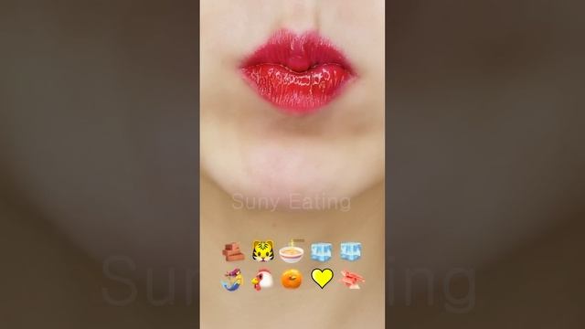 ASMR 10 Minutes 수면유도 먹방 Eating Sounds For Relaxing And Sleep Emoji FOOD