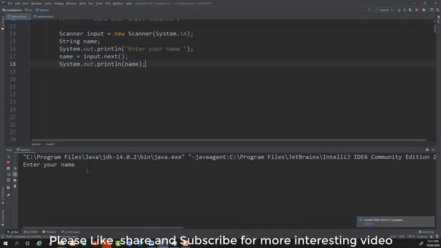 #14 Getting Input from User in Java смотреть онлайн