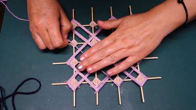 Тибетская мандала на 4 палочки. Часть 3 смотреть онлайн