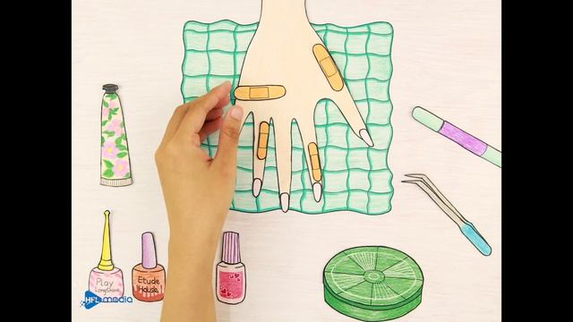 ASMR | Ingrown TOENAIL Removal - Stop Motion Paper