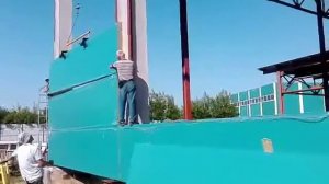 монтаж сэндвия панелей
