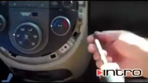 Как снять магнитолу Kia Soul 2010-13