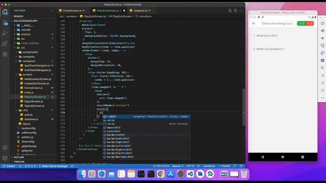 React Native & Firebase - Quiz App | #3 Fetch Quiz details from Firebase Firestore & Play Quiz смотреть онлайн