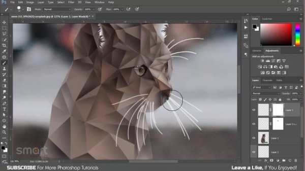 Low Poly  Art Tutorial in Photoshop