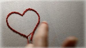 ВЫШИВКА ДЛЯ НАЧИНАЮЩИХ! Вышиваем сердце тамбурным швом// EMBROIDERY FOR BEGINNERS!