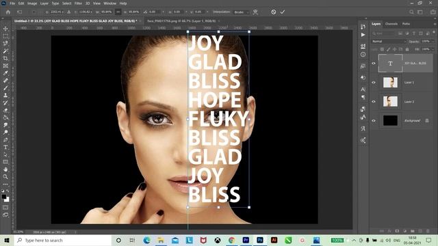 How to Create Text Mask Effect in Photoshop | Text Clipping Mask смотреть онлайн