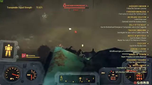 Scorch Beast Queen Fallout 76 then I crash OOF!!! смотреть онлайн