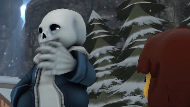 Фриск встречает санса (русская озвучка)