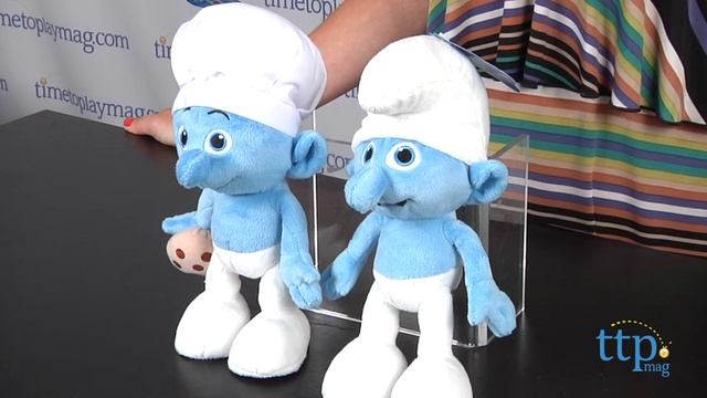 The Smurfs Chef & Clumsy Plush from Jakks Pacific смотреть онлайн