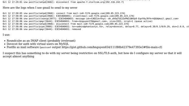 DevOps & SysAdmins: postfix - TLS/SSL error when receiving emails смотреть онлайн