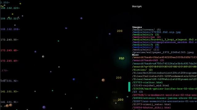 Logstalgia. Визуализация логов доступа к веб-сайту | Website Access Log Visualization смотреть онлайн
