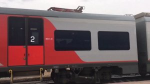 Тепловозная Ласточка 838Ч с сообщением Иваново - Москва, отправляется от железнодорожного вокзала.