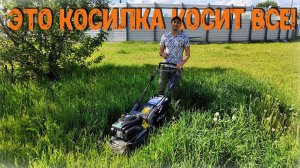 Если нужна газонокосилка то смотреть до конца!!! Сумасшедшая ГАЗОНОКОСИЛКА CAIMAN FERRO 47CVE