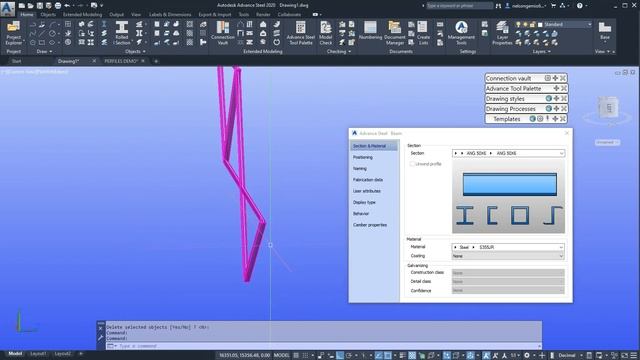 AUTOCAD ADVANCE STEEL CUBIERTA CIRCULAR COLISEO смотреть онлайн
