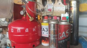 Заправка цангового баллона газом дома самостоятельно.
