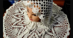 НИСПАДАЮЩИЙ ПЛАТОК ДЛЯ ХРАМА КРЮЧКОМ.  Подробный М.К.  1Часть. (720p).mp4