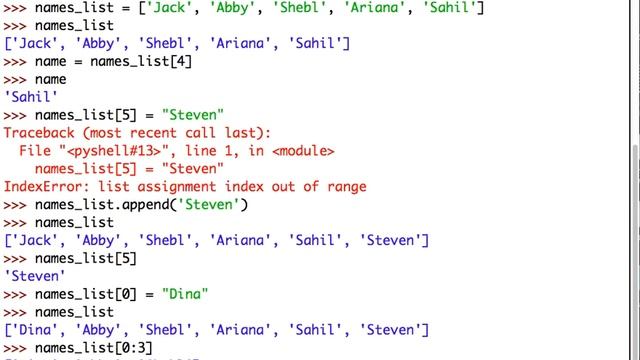 Python Primer 2: Lists and Dictionaries смотреть онлайн