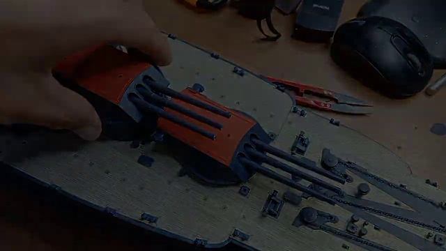 линкор Аризона маштаб 1:200 часть 6 смотреть онлайн