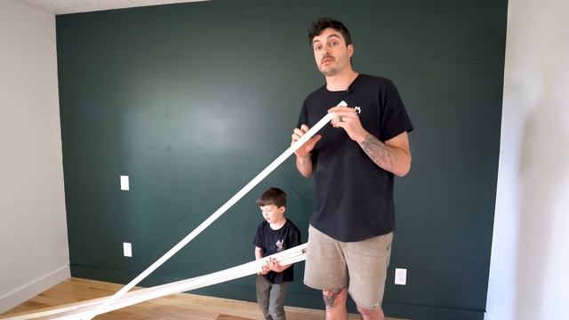 Simple Geometric Feature Wall // How To смотреть онлайн